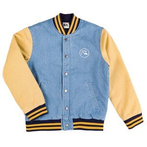 Quiksilver Radicals Log Letterman Varsity Jacket